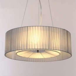 Drum 4 Light závěsné moderní světlo s látkovým stínidlem