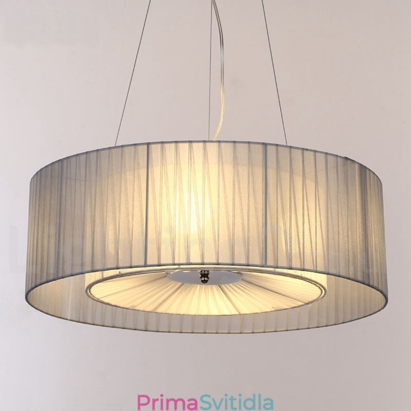 Drum 4 Light závěsné moderní světlo s látkovým stínidlem