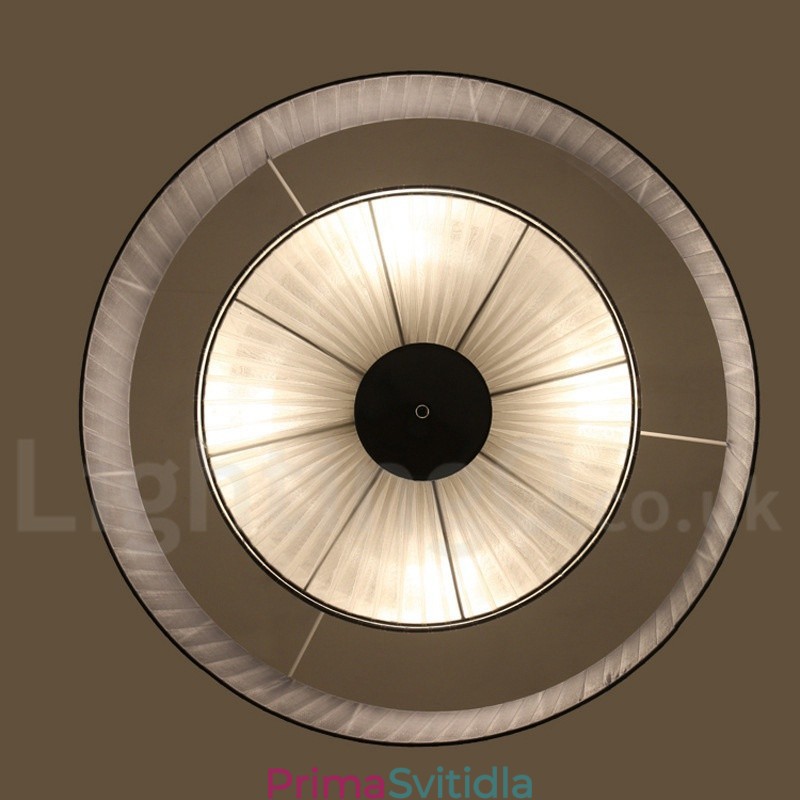 Drum 4 Light závěsné moderní světlo s látkovým stínidlem