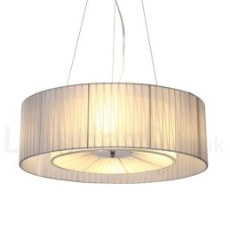 Drum 4 Light závěsné moderní světlo s látkovým stínidlem