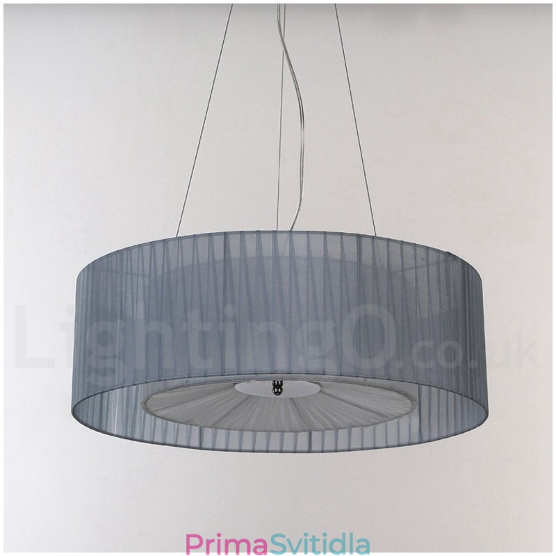 Drum 4 Light závěsné moderní světlo s látkovým stínidlem