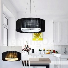Drum 4 Light závěsné moderní světlo s látkovým stínidlem