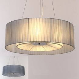 Drum 4 Light závěsné moderní světlo s látkovým stínidlem
