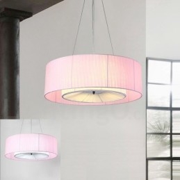 Drum 4 Light závěsné moderní světlo s látkovým stínidlem