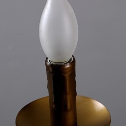 Retro 1 lampa Konopný provazový lustr Retro Venkovský styl