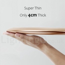4CM tlustá supertenká stmívatelná moderní moderní severský styl zapuštěná stropní svítidla s akrylovým stínidlem s dálkovým ovládáním Lze použít také jako nástěnné svítidlo