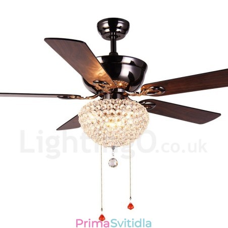 132CM (52") dřevěné retro dálkové ovládání stropního ventilátoru v americkém stylu s motorem Crystal Shade Mute z čisté mědi 132CM (52") dřevěné retro dálkové ovládání stropního ventilátoru v americkém stylu s motorem Crystal Shade Mute z čisté mědi
