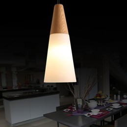 Lustr Mini styl moderního současného dřeva bambus