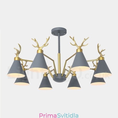 8 Light Nordic Macaron Modern Parohy Lustr 8 Light Nordic Macaron Modern Parohy Lustr