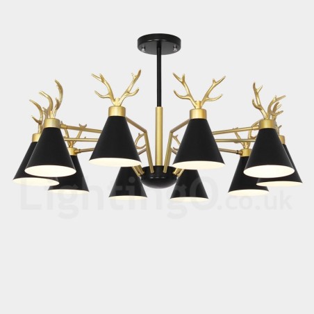 10 Light Nordic Macaron Modern Parohy Lustr 10 Light Nordic Macaron Modern Parohy Lustr