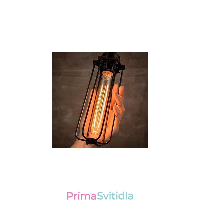 Lustr Mini Style Rustic Lodge Retro Metal 3 lehké závěsné světlo