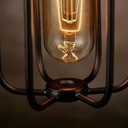 Lustr Mini Style Rustic Lodge Retro Metal 3 lehké závěsné světlo
