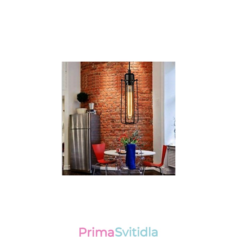 Lustr Mini Style Rustic Lodge Retro Metal 3 lehké závěsné světlo