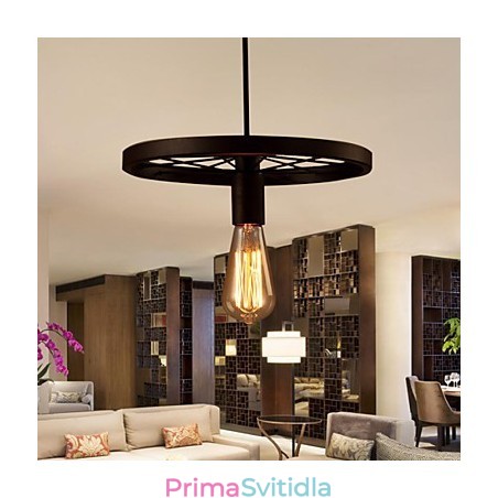 Průmyslové 1 svítidlo Vintage In Iron Shade Pendant Light Průmyslové 1 svítidlo Vintage In Iron Shade Pendant Light