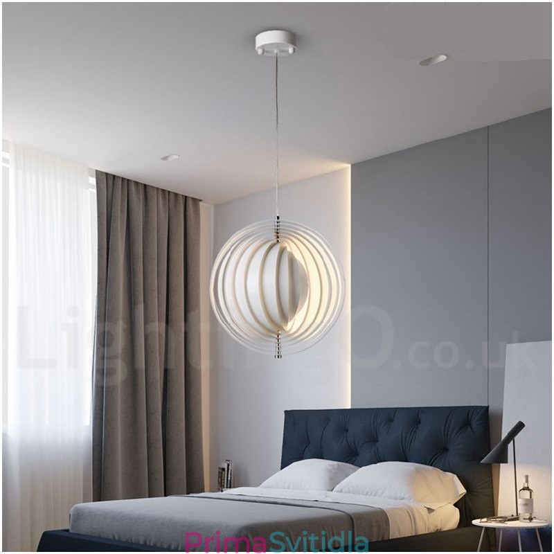 Globe White Rotate Postmoderní DIY závěsné světlo