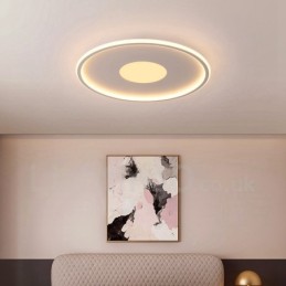 Ultratenká stmívatelná moderní moderní severský styl zapuštěná stropní svítidla s dálkovým ovládáním lze také použít jako nástěnné svítidlo
