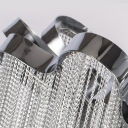 Střapce Lustr Designer Stropní Světle stříbrná zlatá barva