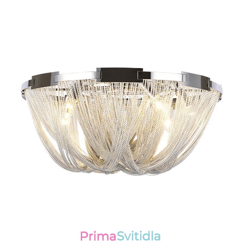 Střapce Lustr Designer Stropní Světle stříbrná zlatá barva