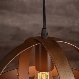 Retro Iron Lamp Moderní minimalistický lustr v průmyslovém stylu