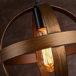 Retro Iron Lamp Moderní minimalistický lustr v průmyslovém stylu