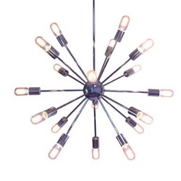 Lustr Moderní Globe Living Přívěsek Jídelna Nákupní Prodejna Noční Kov Chrome