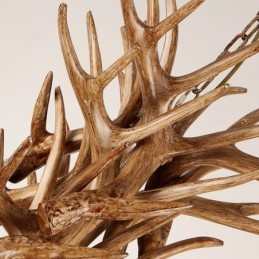 8 Lehký rustikální umělecký Retro Antler starožitný lustr
