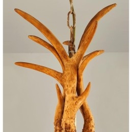 4 Lehký rustikální umělecký Retro Antler starožitný lustr