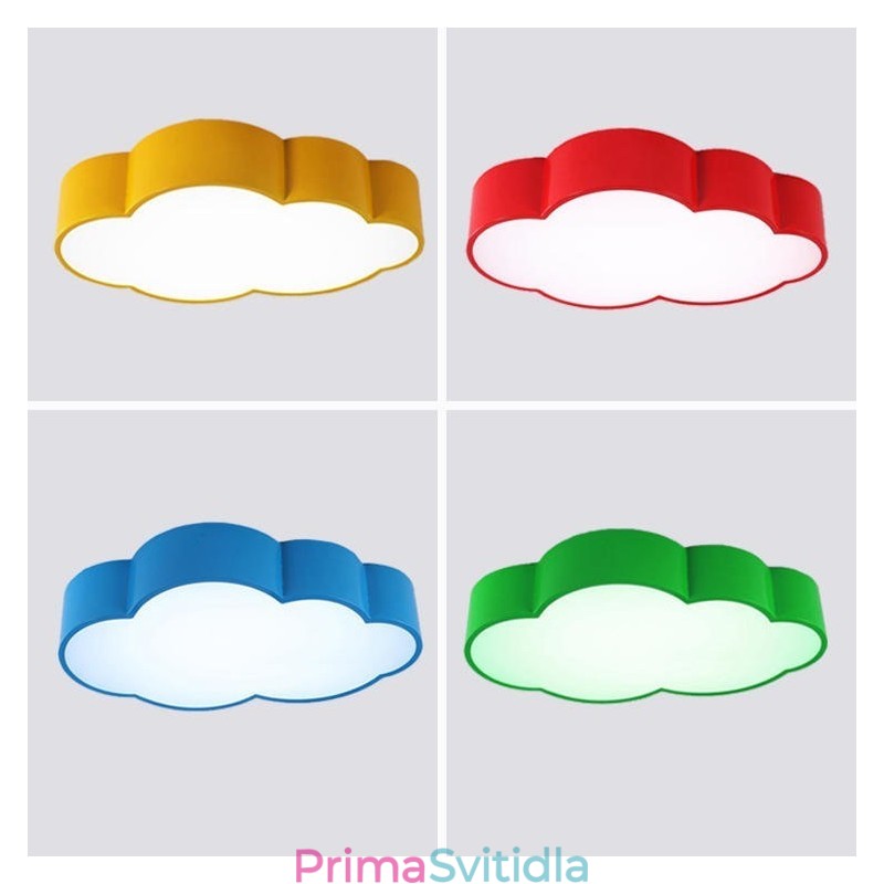 Macaron Multicolor Cloud moderní zapuštěná stropní svítidla v severském stylu s akrylovým stínidlem