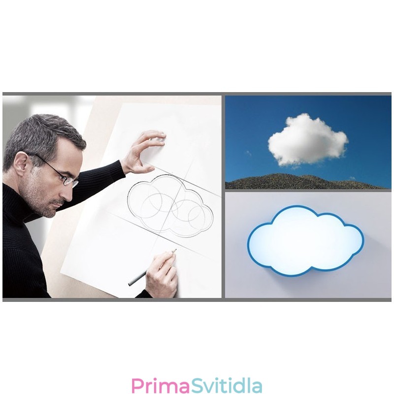 Macaron Multicolor Cloud moderní zapuštěná stropní svítidla v severském stylu s akrylovým stínidlem