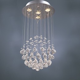 Lustr Luxury Modern Crystal 4 Lights