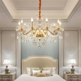 Luxusní křišťálový lustr K9 Křišťálový lustr se svítícím ramenem
