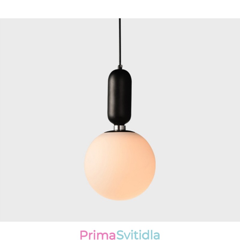 Moderní moderní závěsné svítidlo se skleněným stínidlem