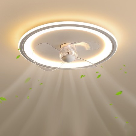 Nordic Round Ultra tenký Tichý Neviditelný Stmívatelný Zapuštěný ventilátor Světlo s celospektrální ochranou očí Nordic Round Ultra tenký Tichý Neviditelný Stmívatelný Zapuštěný ventilátor Světlo s celospektrální ochranou očí