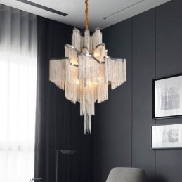Střapce Extra velký lustr Designové stropní závěsné svítidlo