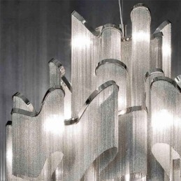 Střapce Extra velký lustr Designové stropní závěsné svítidlo