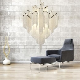 Střapce Extra velký lustr Designové stropní závěsné svítidlo