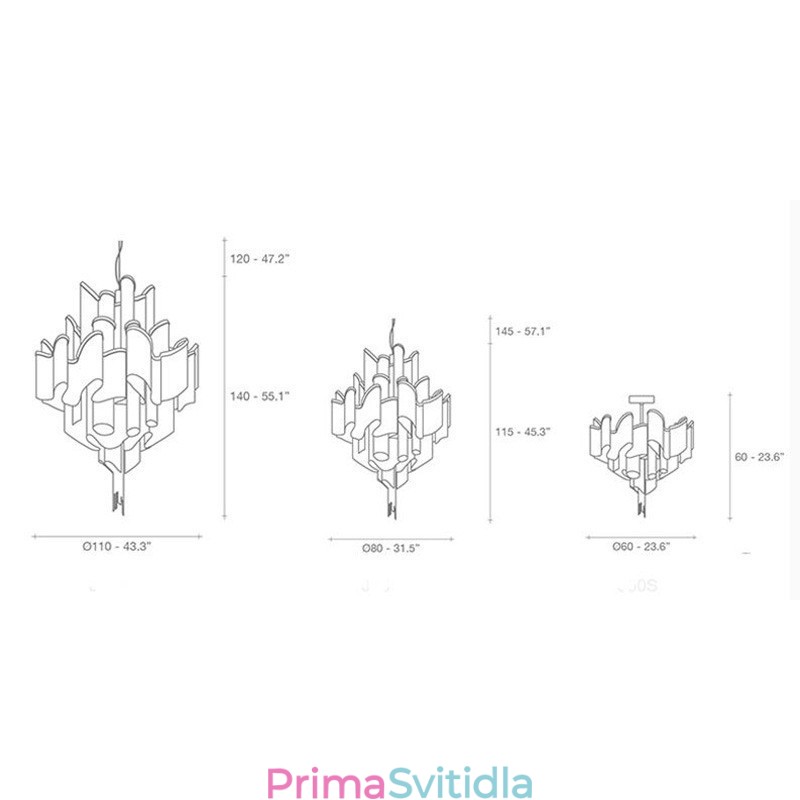 Střapce Extra velký lustr Designové stropní závěsné svítidlo