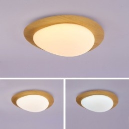 Stmívatelná celospektrální ochrana očí Stropní svítidlo Nordic Log Grain Pebble