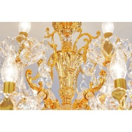 6 Light 8 Light Luxury Gold Barva Crystal Candle Luster