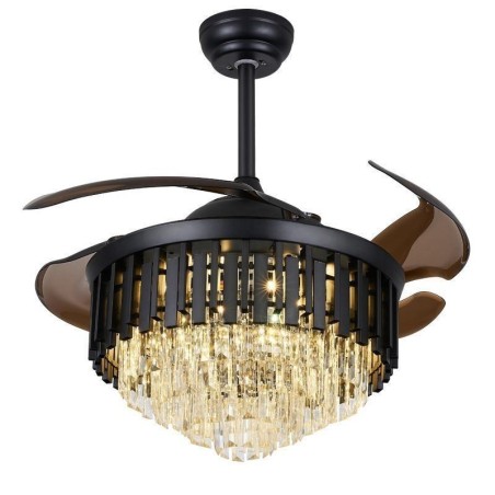 Zatahovací stropní ventilátor Light Crystal stropní ventilátor Zatahovací stropní ventilátor Light Crystal stropní ventilátor