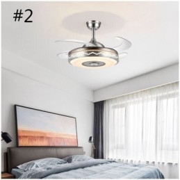 Moderní eletriplating stropní ventilátor Invertorové světlo ventilátoru