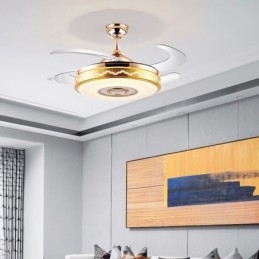 Moderní eletriplating stropní ventilátor Invertorové světlo ventilátoru