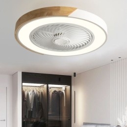 Inteligentní stropní ventilátor se světly Dálkové ovládání Dekor Ventilátor Lampa