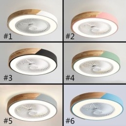 Inteligentní stropní ventilátor se světly Dálkové ovládání Dekor Ventilátor Lampa