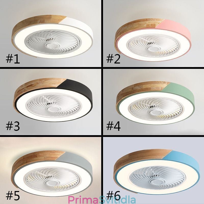 Inteligentní stropní ventilátor se světly Dálkové ovládání Dekor Ventilátor Lampa