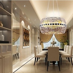 Ratanová umělecká lampa Závěsná lampa Ručně tkaná