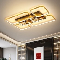 Stropní ventilátor s osvětlením Dekor Ventilátor Akrylová lampa