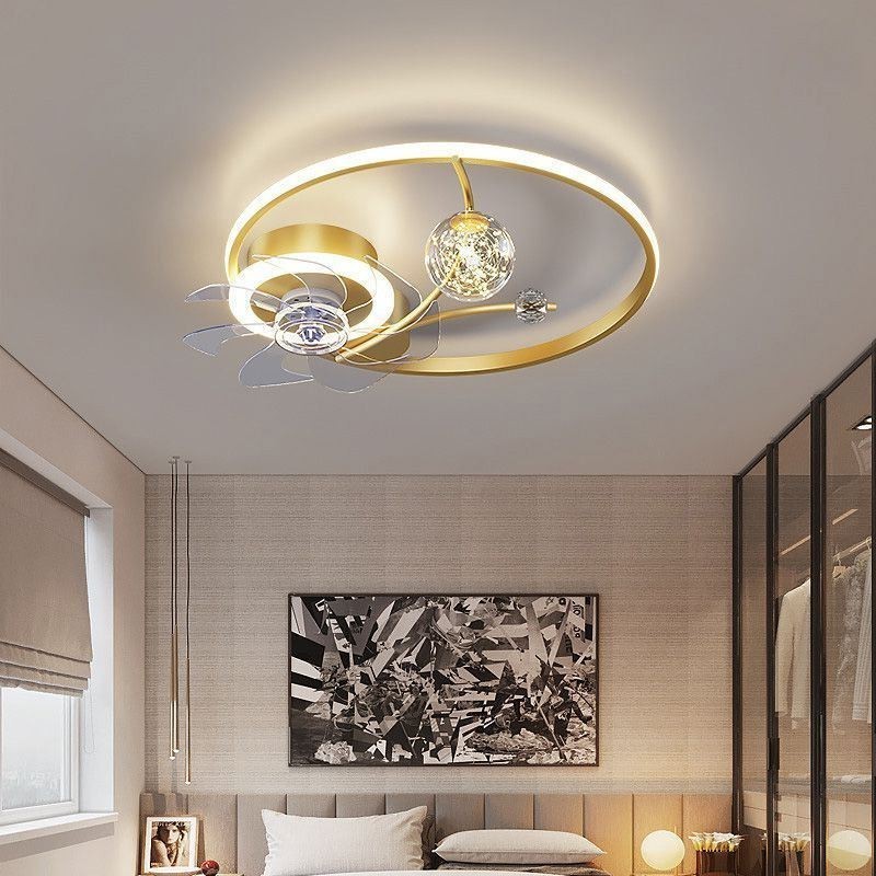 Stropní ventilátor s osvětlením Dekor Ventilátor Lampa Akryl