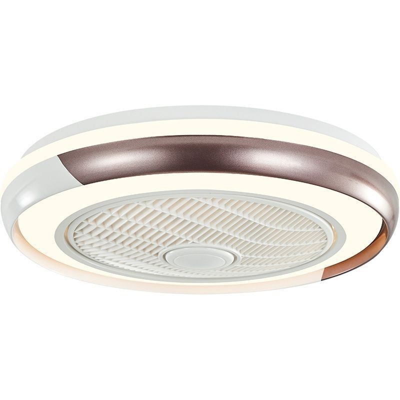Moderní stropní ventilátor světla akrylové kulaté stropní svítidlo s dálkovým ovládáním