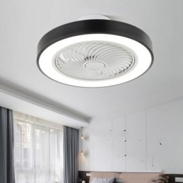 Moderní stropní ventilátorová světla s dálkovým ovládáním akrylová kulatá stropní lampa